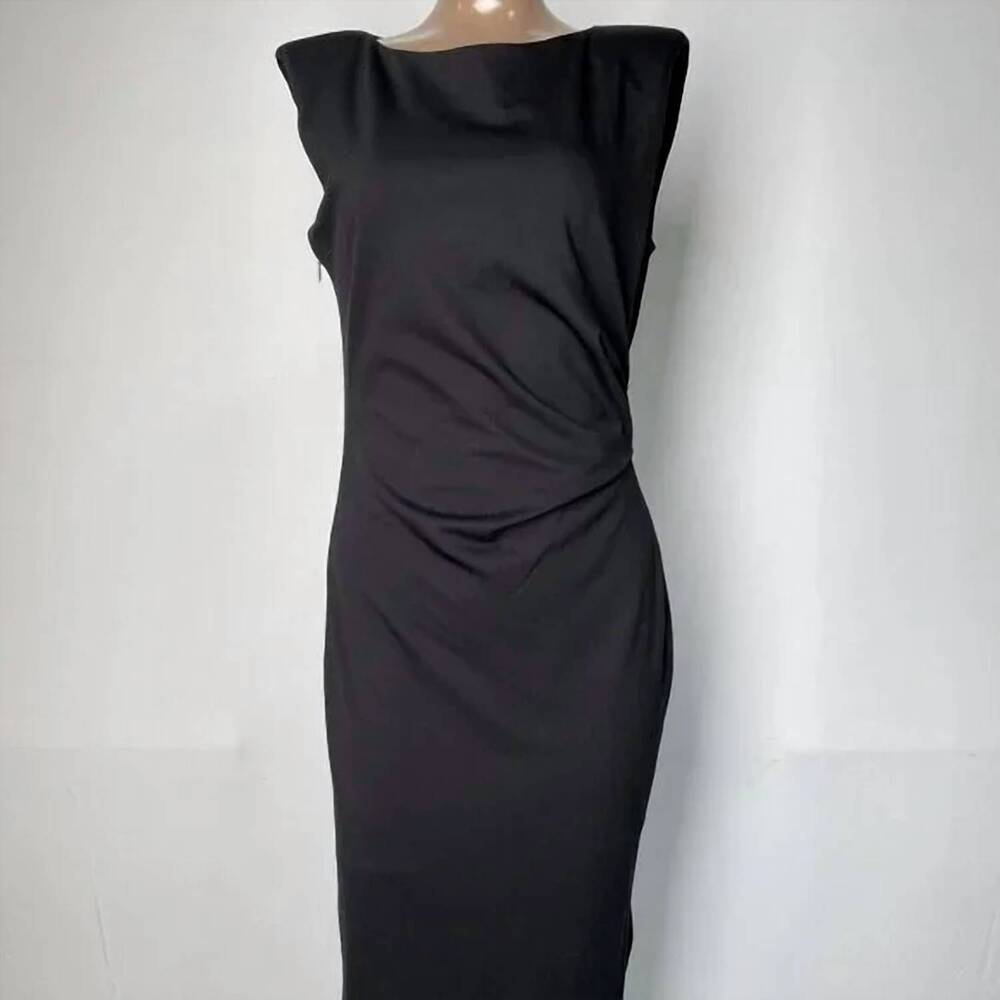 NEW CARACTERE women’s sleeveless pencil dress in black